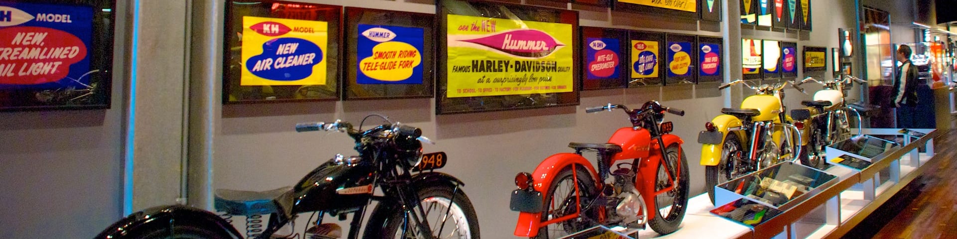 Harley-Davidson Museum showing interior views