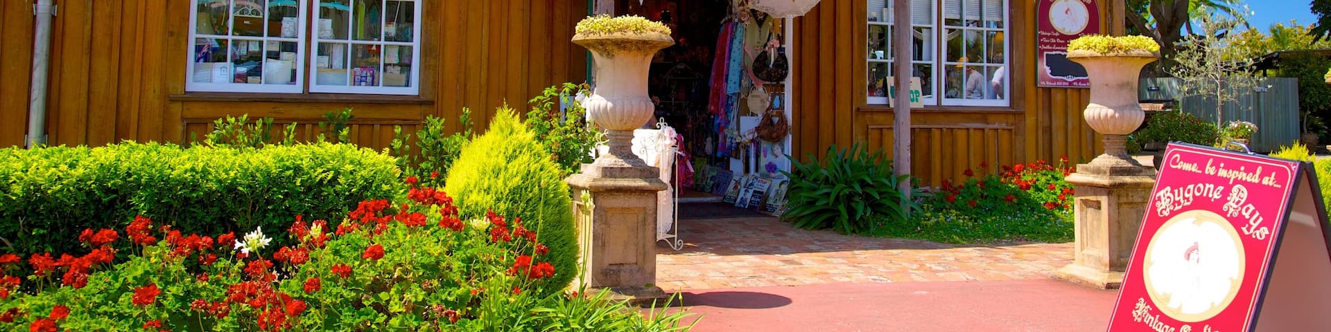 Mount Tamborine featuring shopping and signage