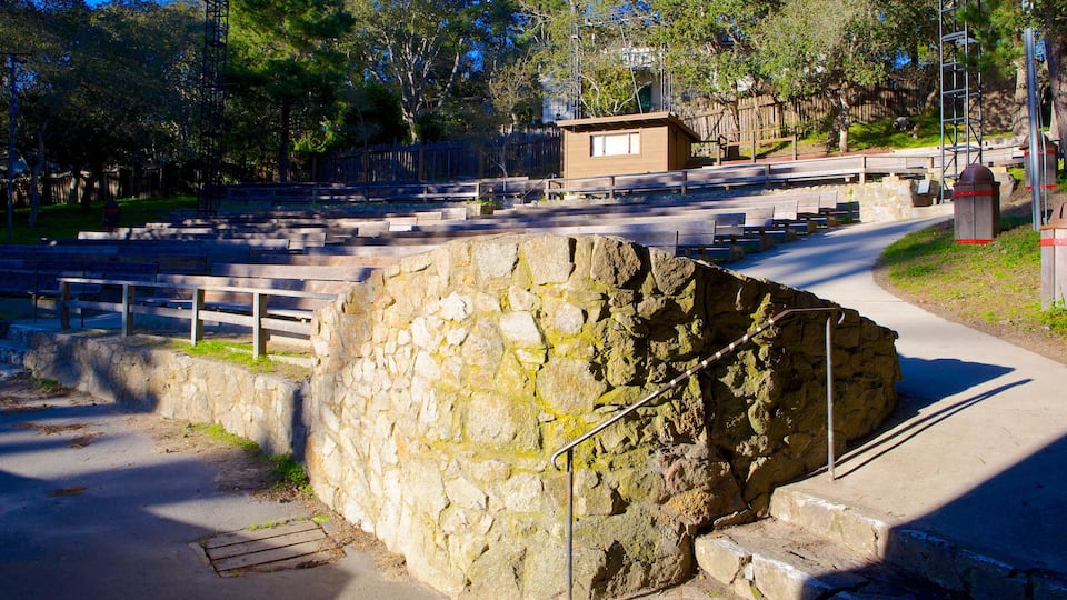 Forest Theater Guild which includes a park and theatre scenes