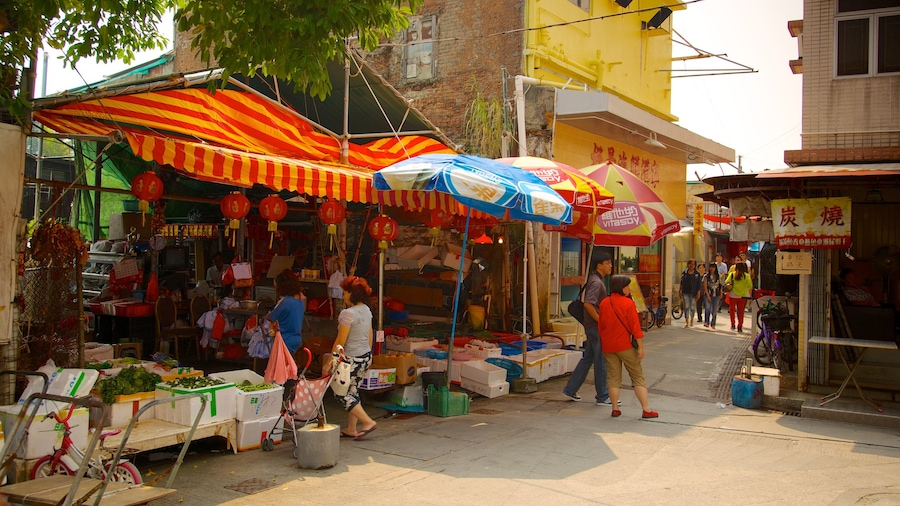 Tai O Village som omfatter markeder