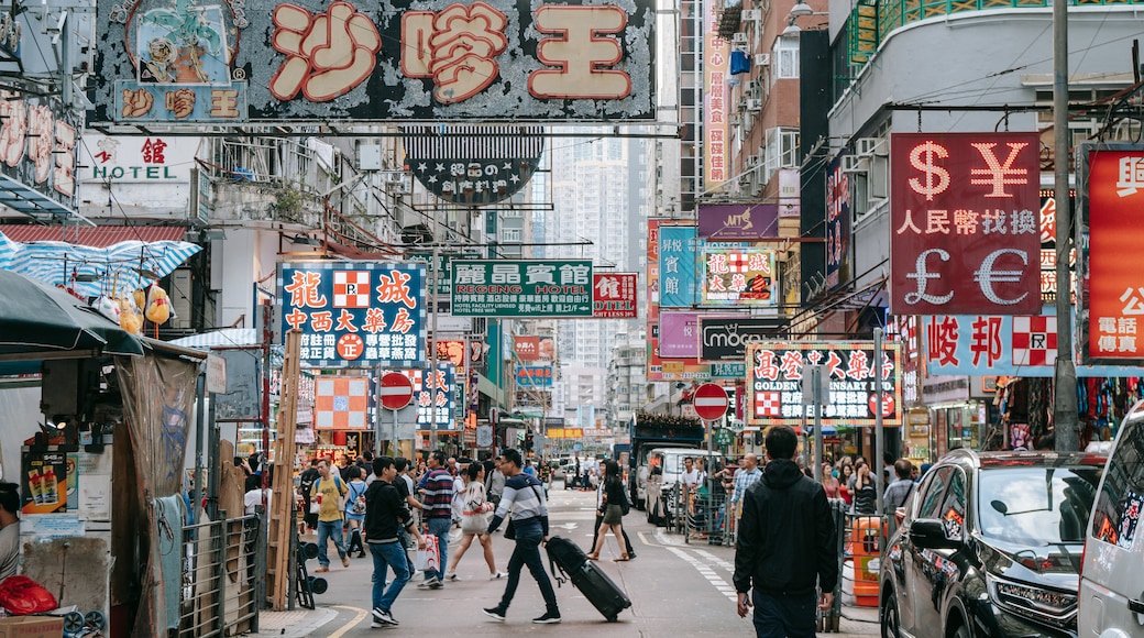 Sneaker Street which includes a city, signage and street scenes