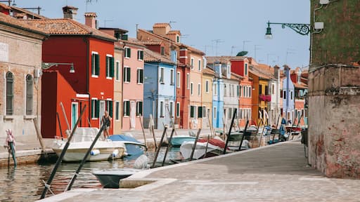 Burano featuring a river or creek