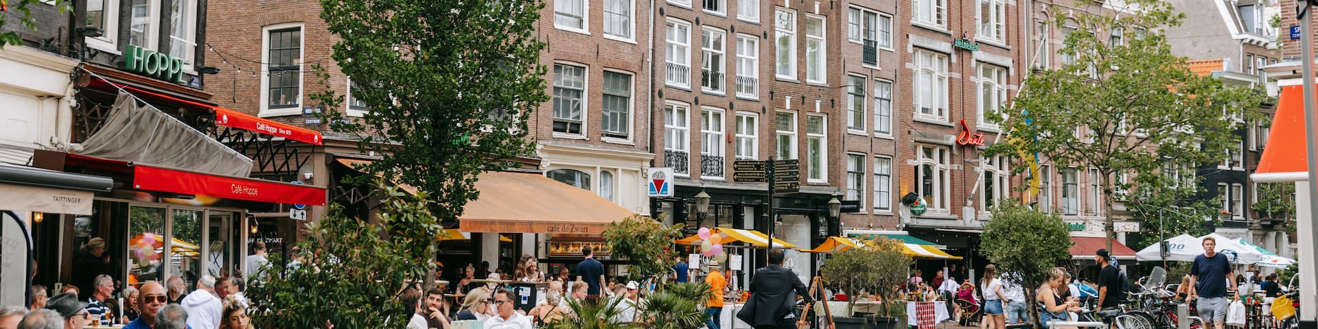 Binnenstad showing street scenes and outdoor eating
