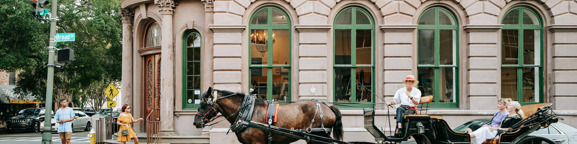 Charleston Historic District which includes heritage elements, horseriding and autumn leaves