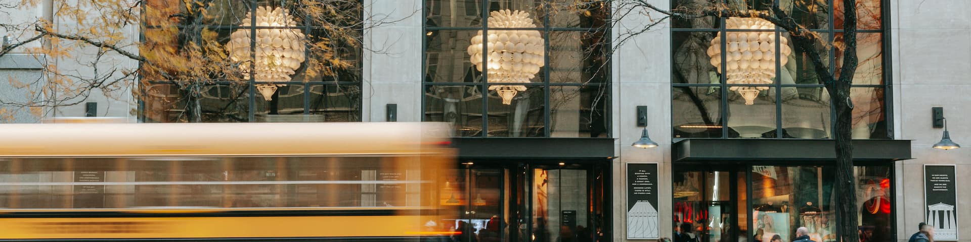 Magnificent Mile which includes street scenes