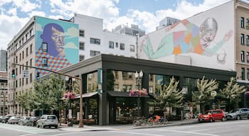 Pearl District which includes outdoor art