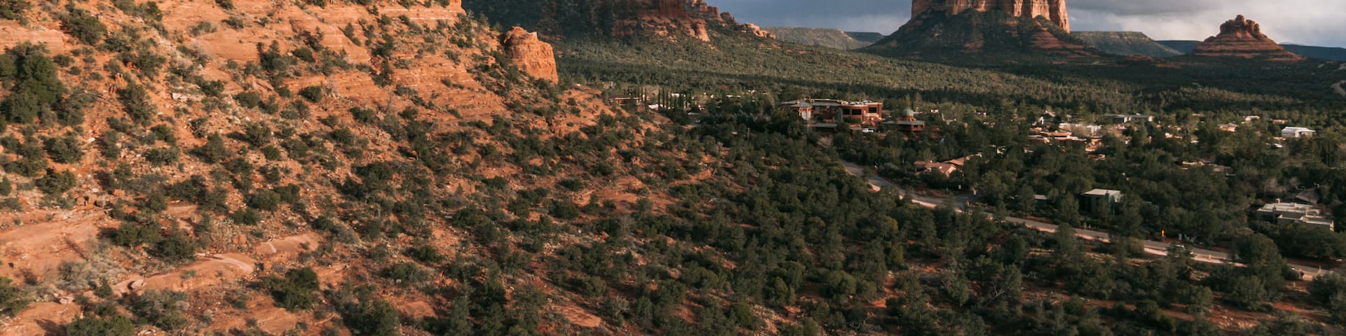 Sedona which includes a gorge or canyon and landscape views