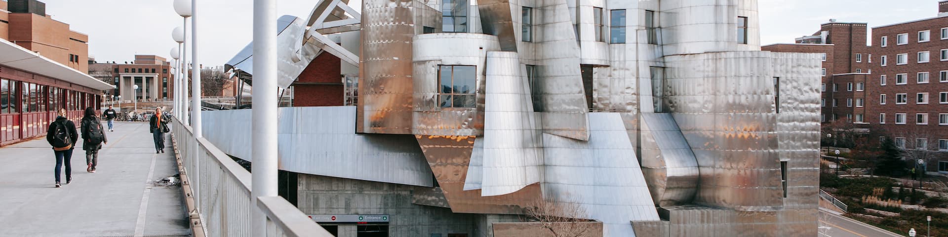 Weisman Art Museum featuring modern architecture