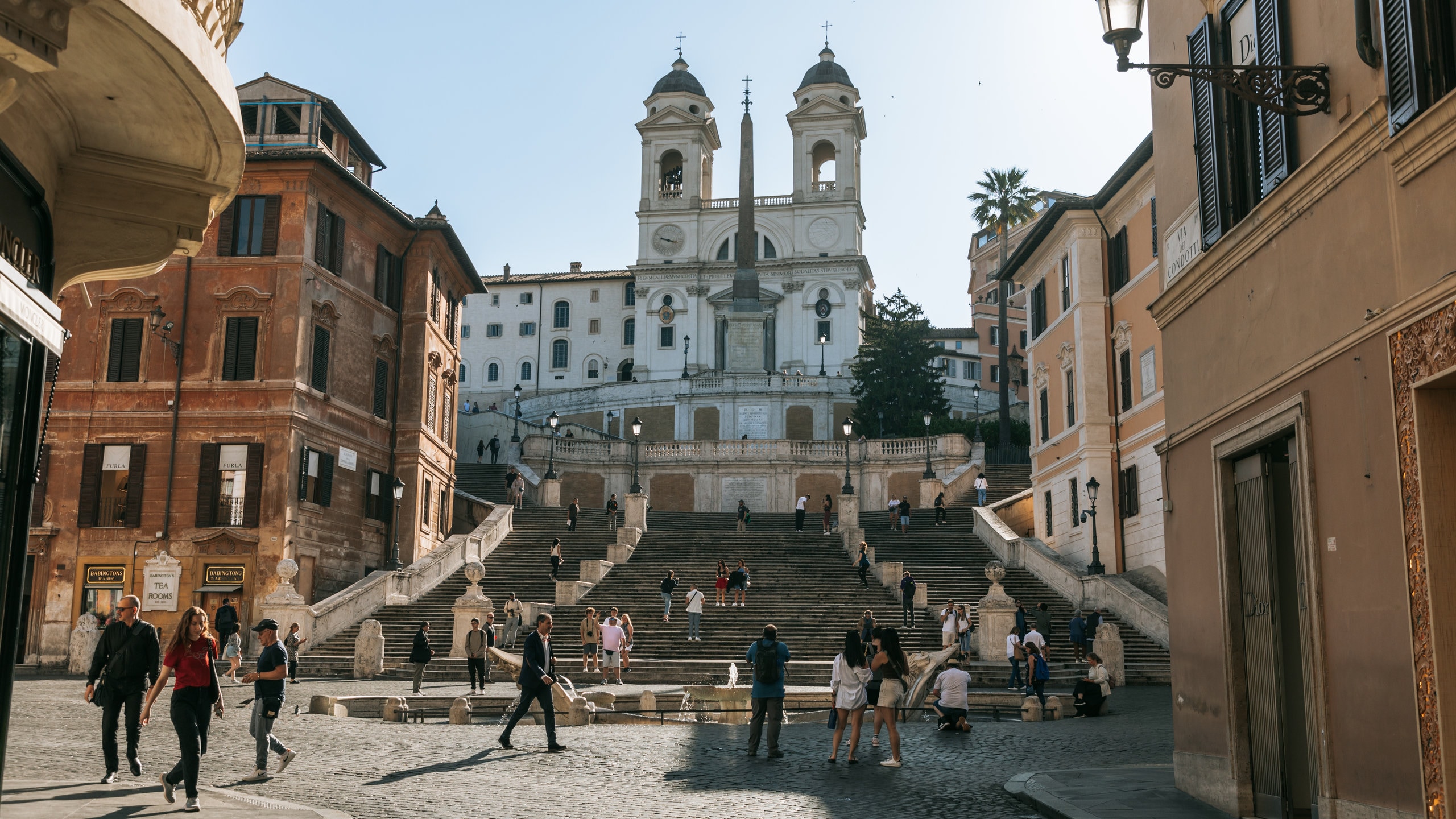 日本画　スペイン広場 A4サイズ「スペイン広場」 絵画 hiroma2 通販 16351987｜Creema