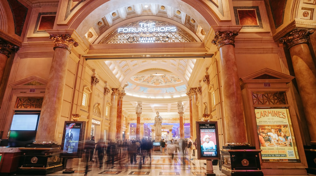 Forum Shops at Caesars which includes interior views and shopping
