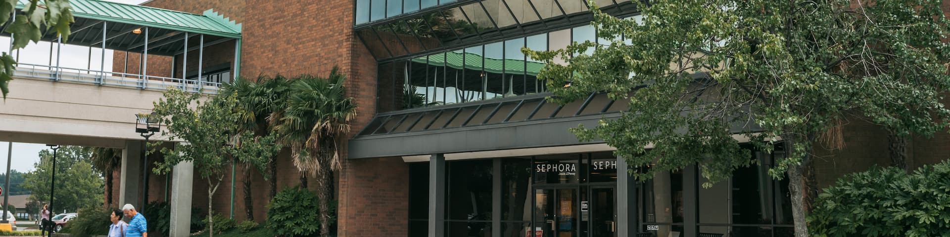 Lynnhaven Mall featuring street scenes and signage
