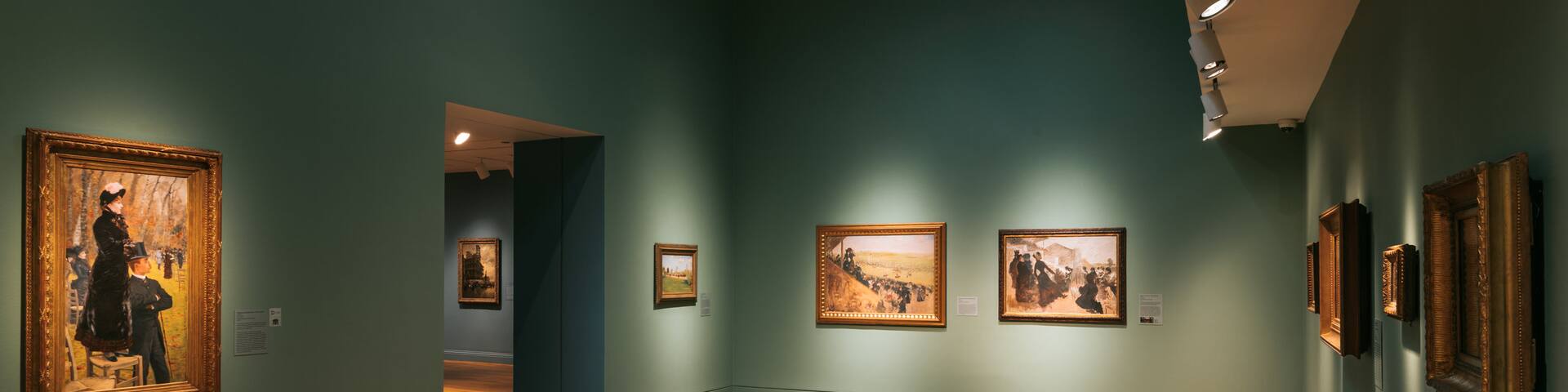 Phillips Collection featuring interior views and art