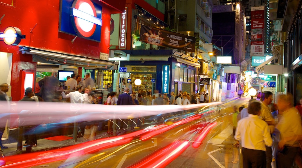 Soho featuring a city, nightlife and night scenes