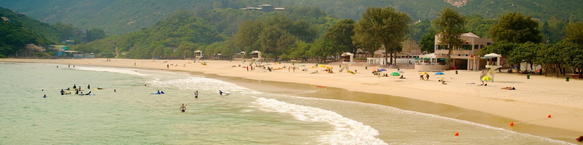 Shek O featuring a sandy beach and general coastal views