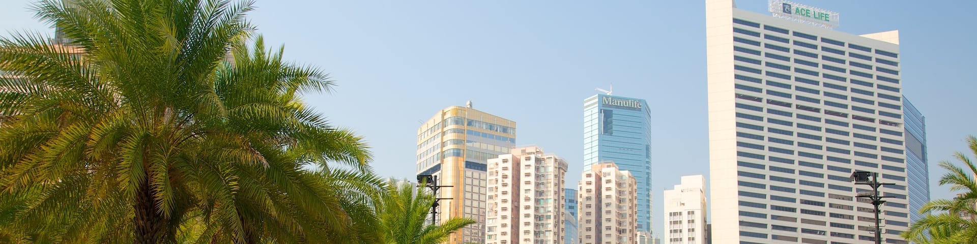 Victoria Park showing cbd, a city and a skyscraper