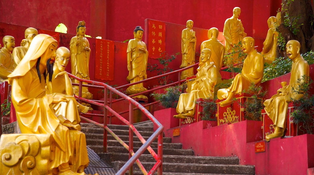 Ten Thousand Buddhas Monastery showing a temple or place of worship and religious aspects