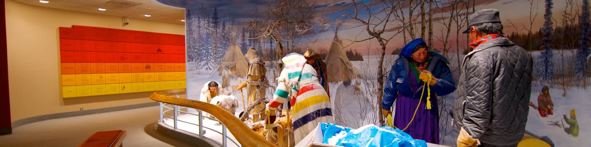 Royal Saskatchewan Museum showing interior views
