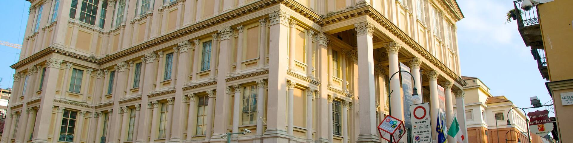 Mole Antonelliana showing street scenes, a city and heritage architecture