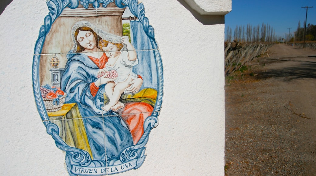 Vignoble de Mendoza mettant en vedette art en plein air