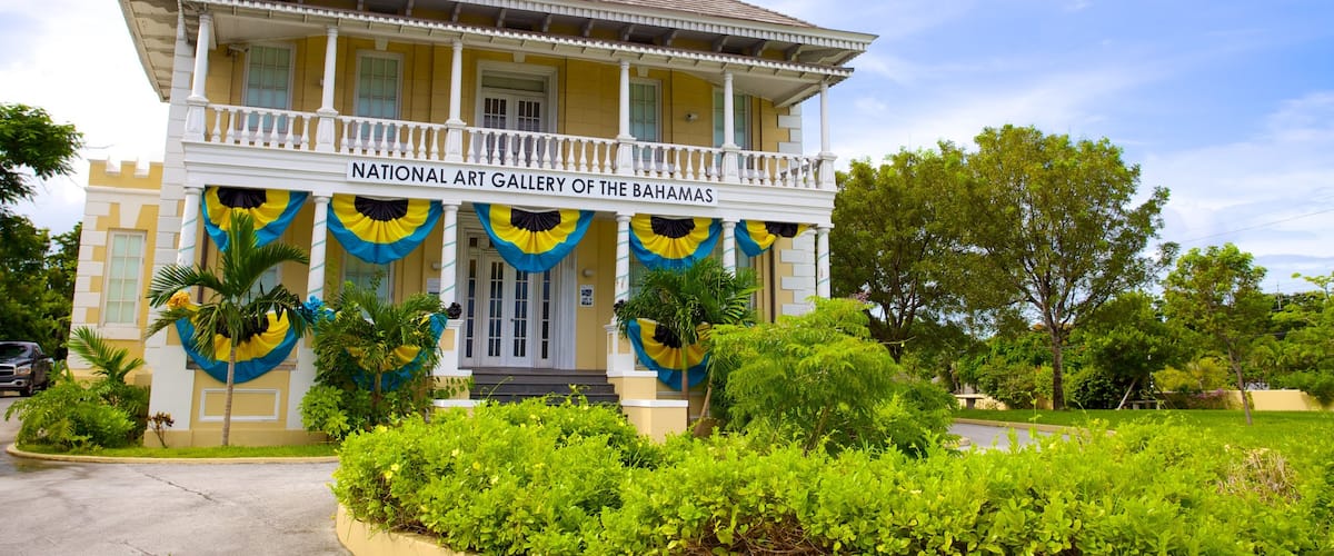 Nationale kunstgalerie van de Bahamas inclusief kunst