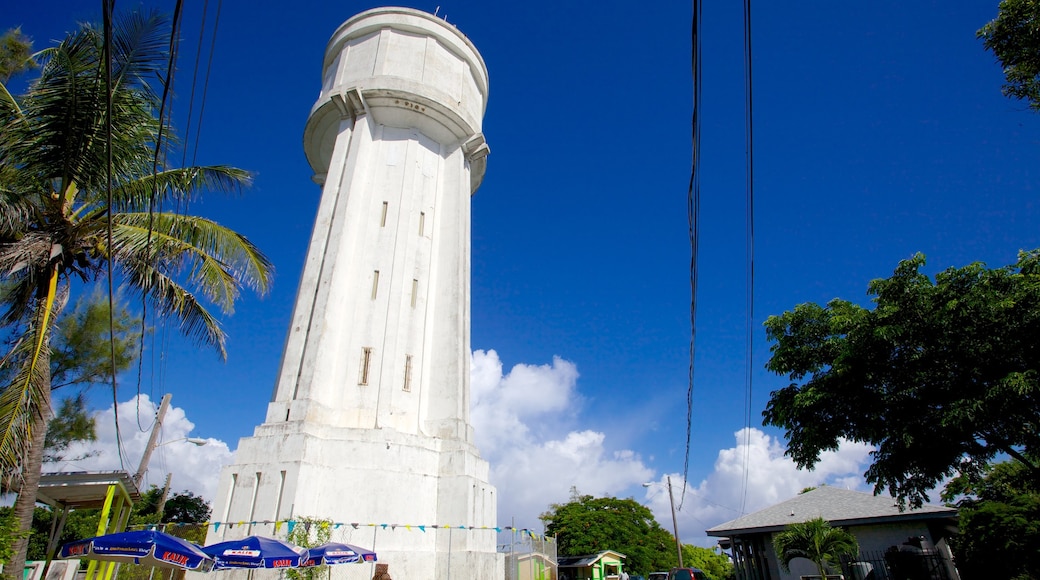 Water Tower montrant patrimoine architectural et ville