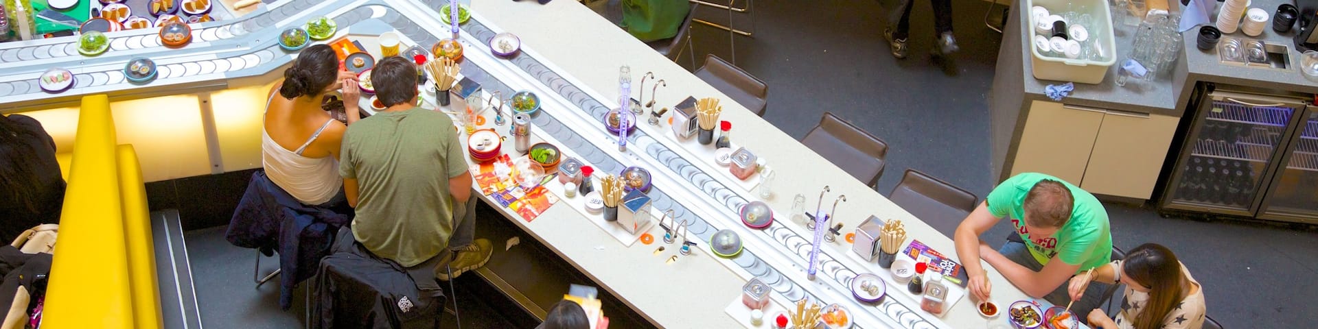 Bluewater Shopping Centre featuring shopping, food and interior views