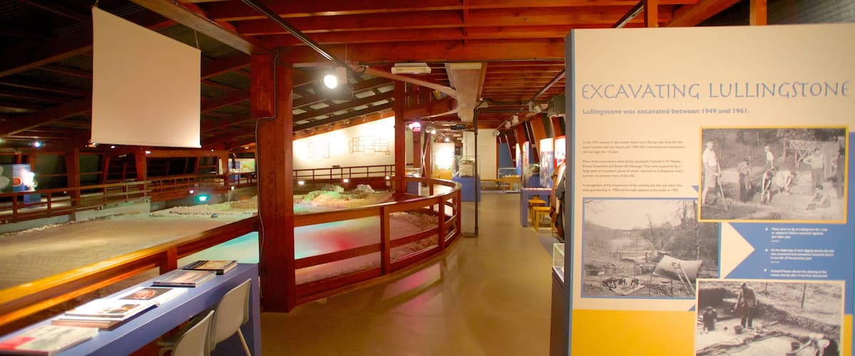 Lullingstone Roman Villa which includes interior views