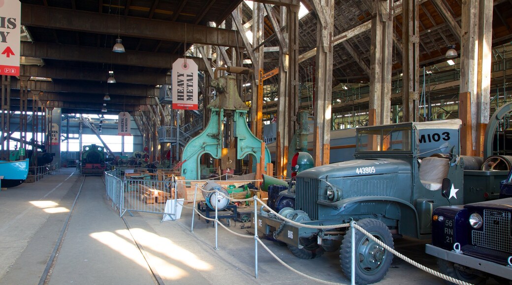 Historic Dockyard Chatham featuring interior views