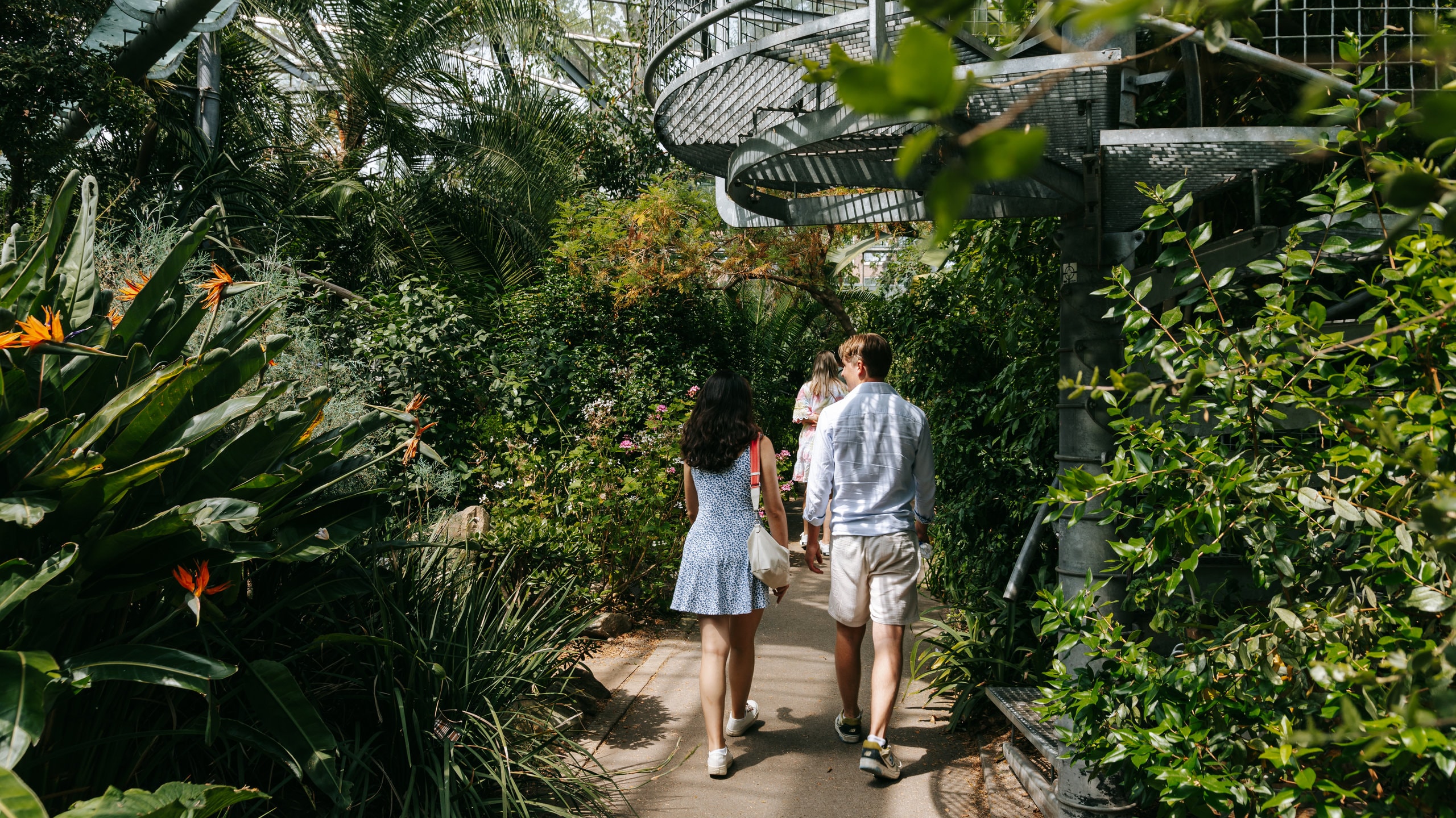 Hortus Botanicus featuring a garden as well as a couple