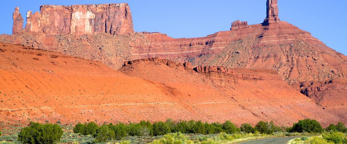 Moab das einen ruhige Szenerie und Landschaften