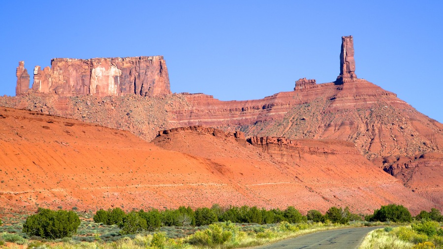 Moab que incluye vistas de paisajes y escenas tranquilas
