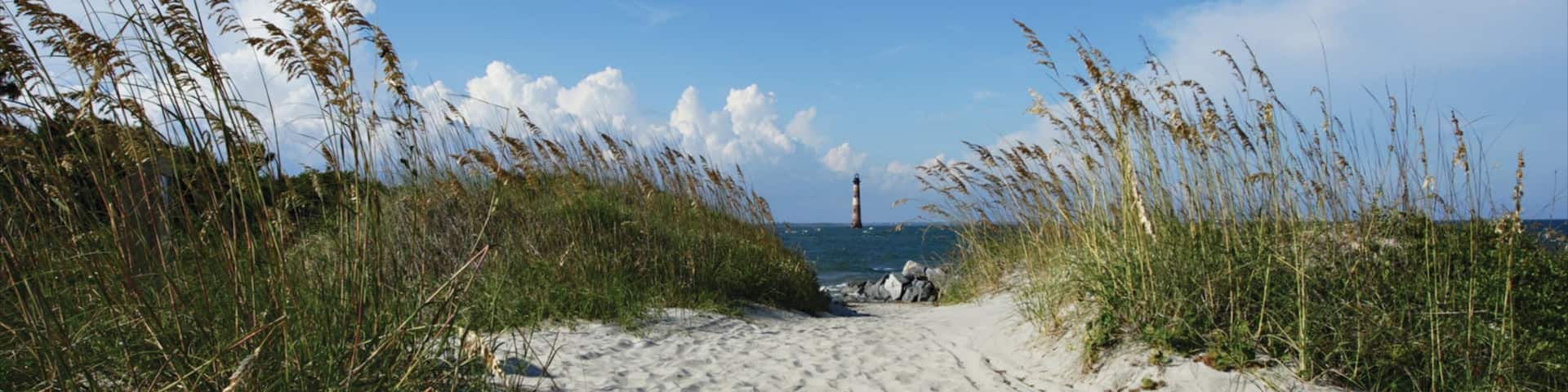 Folly Beach which includes a beach and general coastal views