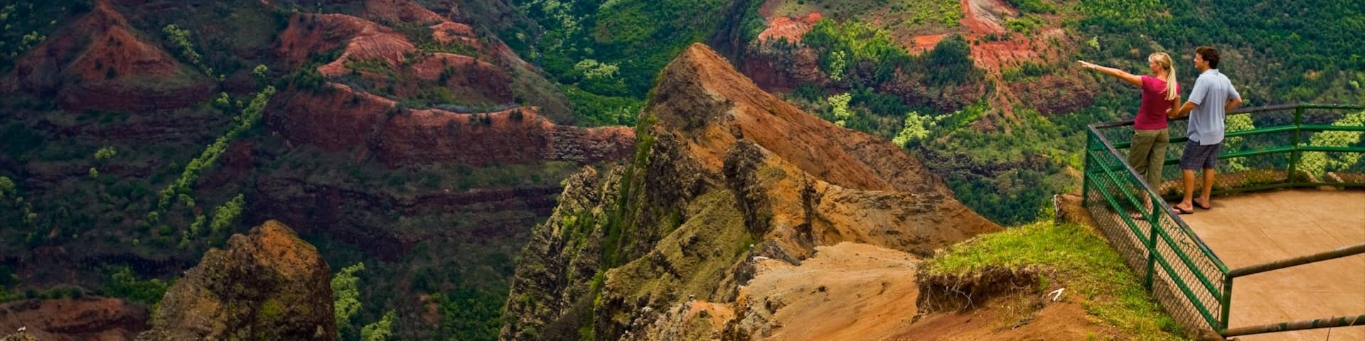 Waimea das einen Ansichten, Berge und Schlucht oder Canyon