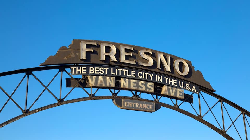 Fresno montrant signalisation