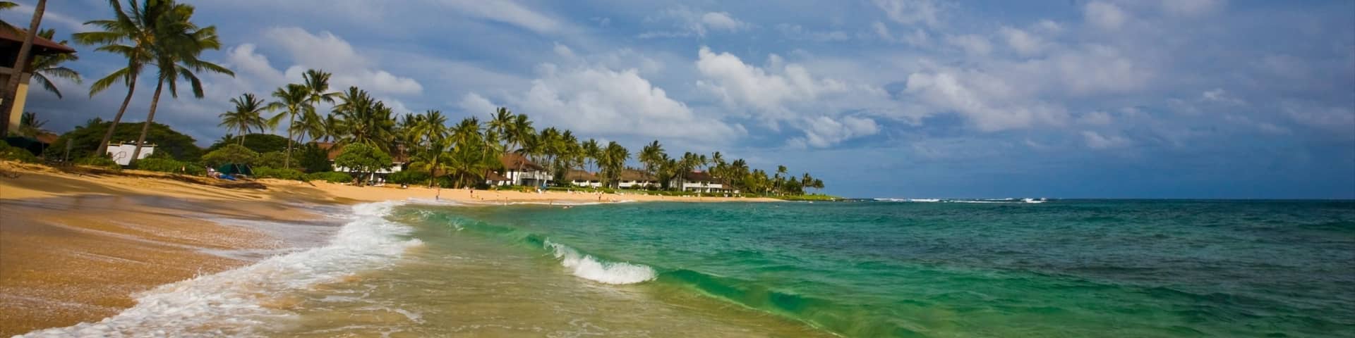 Poipu showing a beach, tropical scenes and landscape views