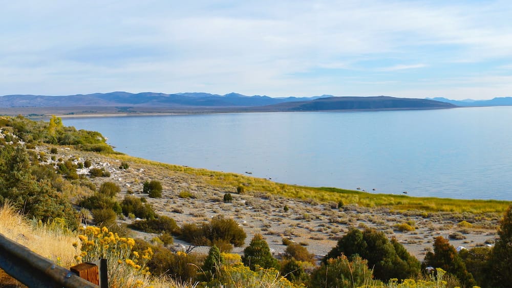 Lac Mono mettant en vedette panoramas et lac ou étang