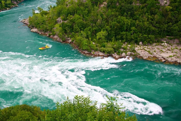 Whirlpool State Park das einen Stromschnellen, Landschaften und Bootfahren