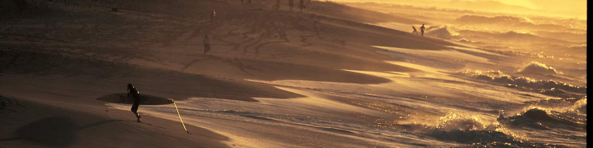 North Shore which includes general coastal views, a sunset and a sandy beach