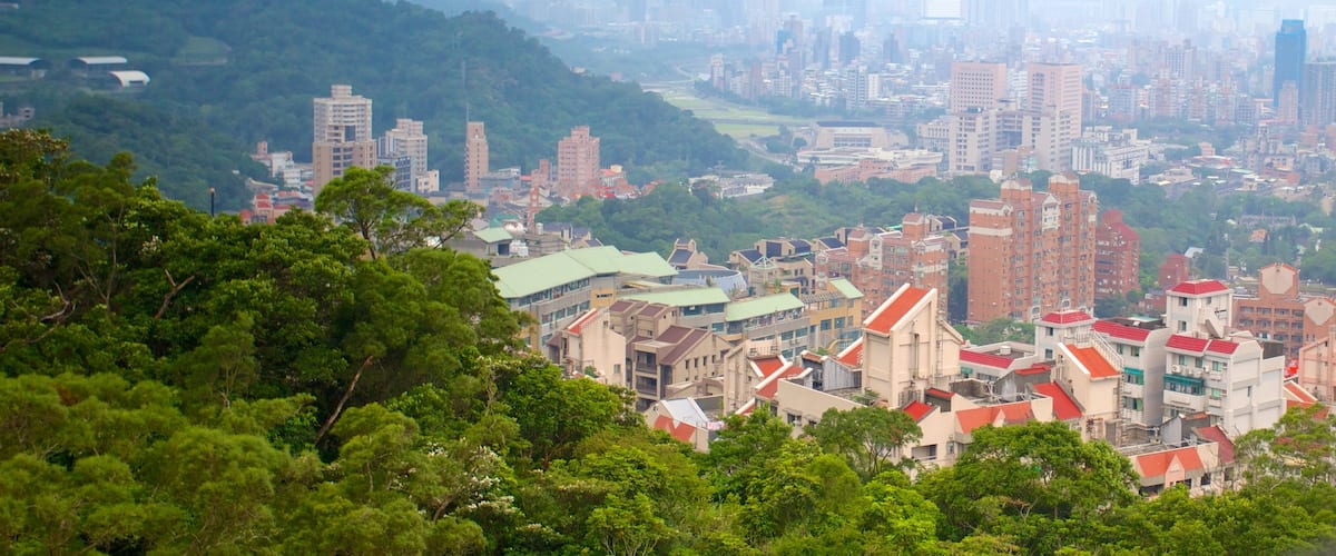 貓空纜車 设有 城市, 山岳 和 高樓大廈