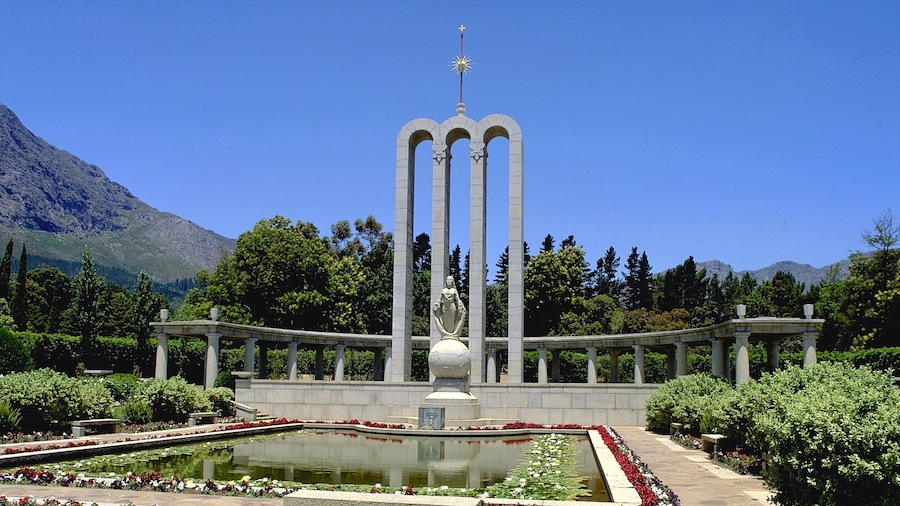 Franschhoek mettant en vedette art en plein air, panoramas et statue ou sculpture