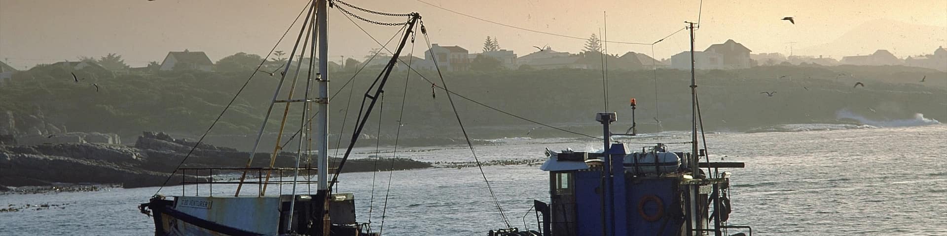 Hermanus which includes a bay or harbor, landscape views and boating