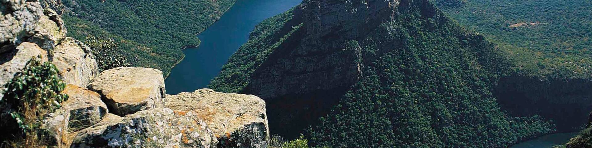 Mpumalanga - Limpopo showing landscape views and a gorge or canyon