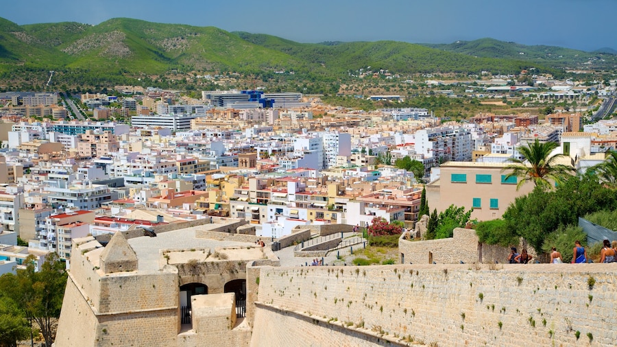 Ibiza showing heritage architecture and a city