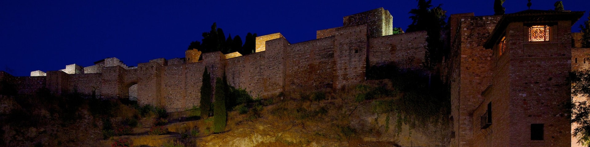 Spain which includes building ruins, heritage architecture and night scenes