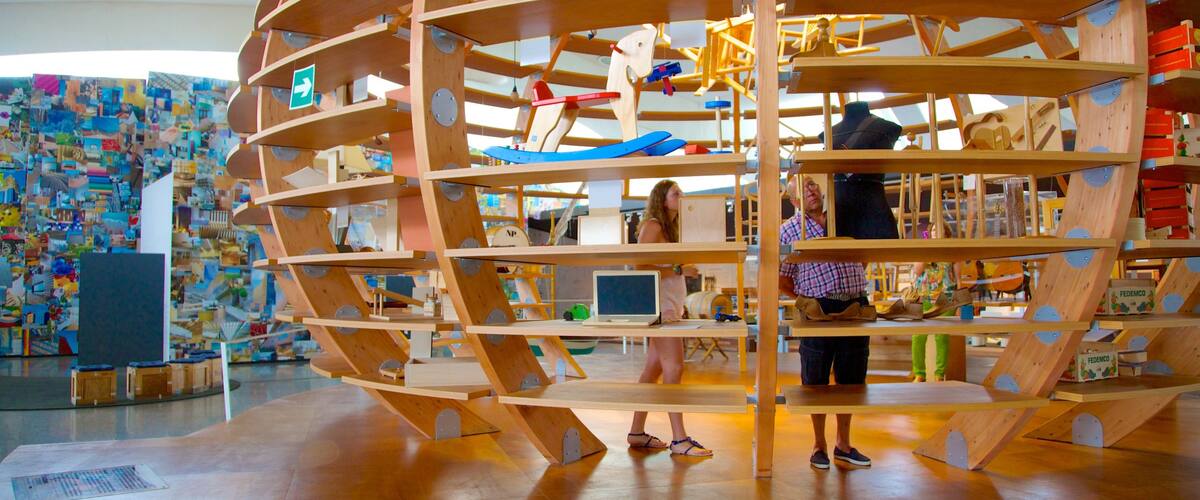 Prince Felipe Museum of Sciences showing interior views as well as a couple