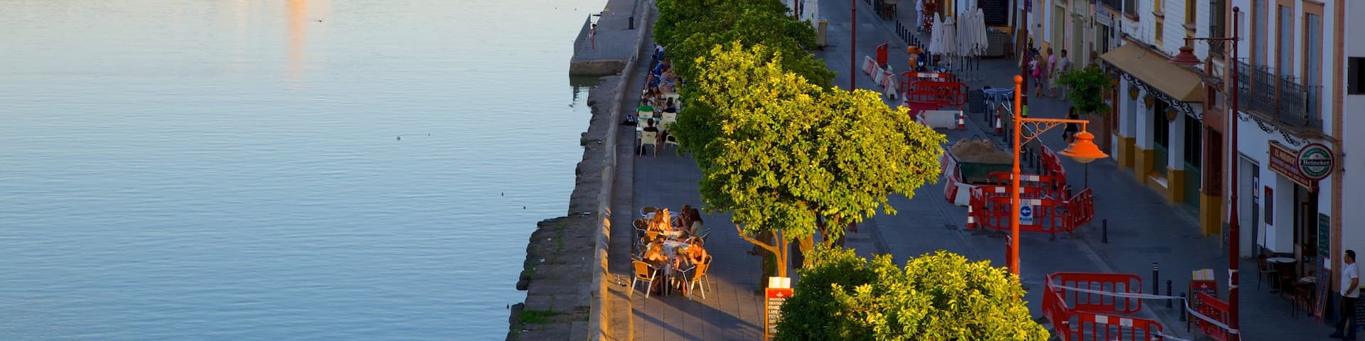 Triana featuring street scenes, a house and a city