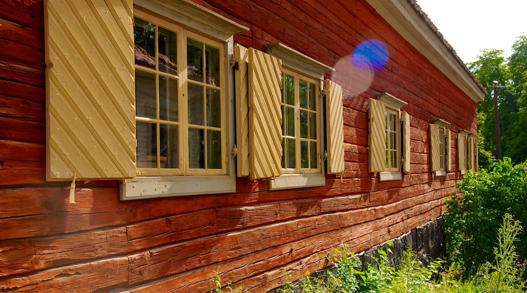 Skansen mit einem Haus