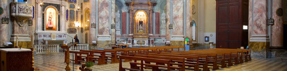 Chiesa di Santa Caterina das einen Geschichtliches, Innenansichten und Kirche oder Kathedrale