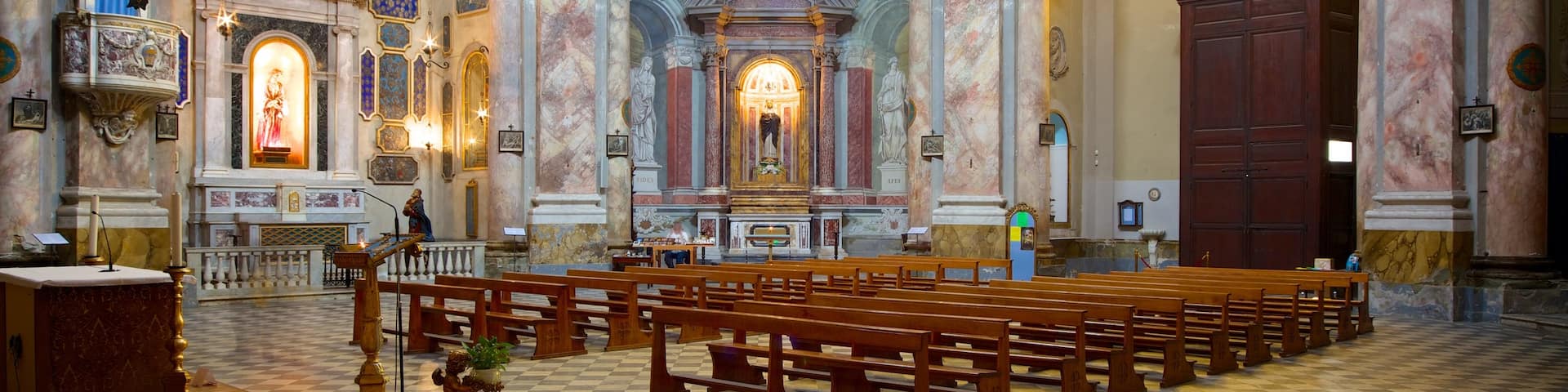 Chiesa di Santa Caterina featuring a church or cathedral, heritage elements and interior views