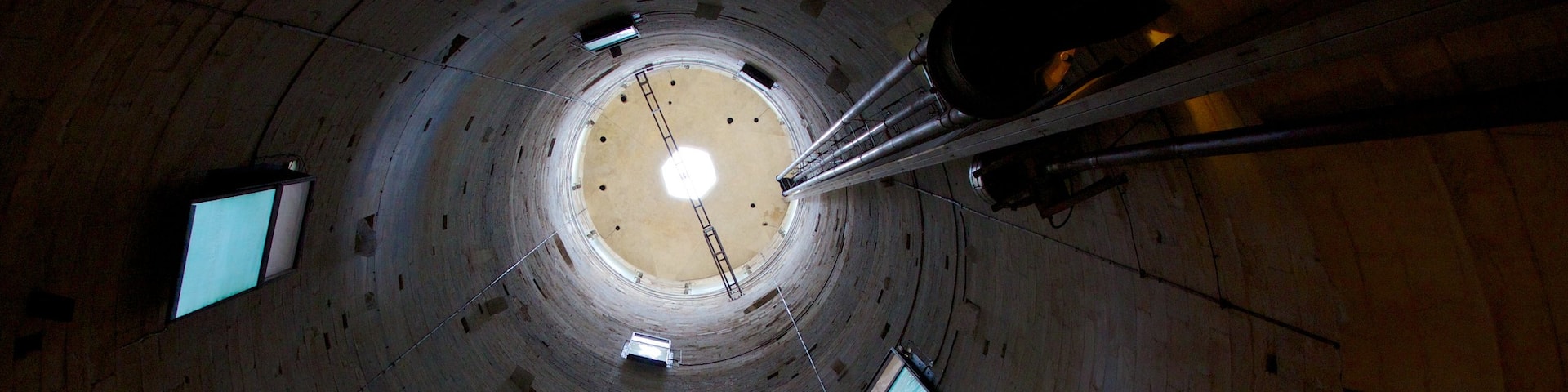 Leaning Tower featuring interior views